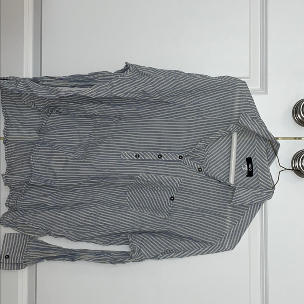 Striped Button Up